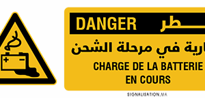 Attention charge de la batterie en cours