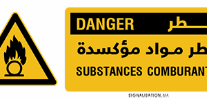 Attention substances comburantes