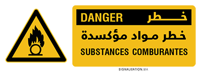 Attention substances comburantes