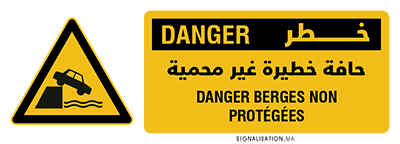 Danger Berges non protégées