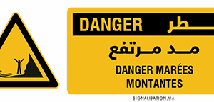 Danger Marées montantes