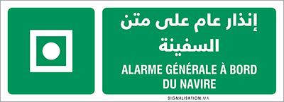 Alarme générale à bord du navire