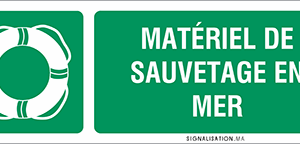 Matériel de sauvetage en mer