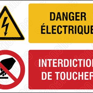 Danger électrique, Haute tension ne pas escalader
