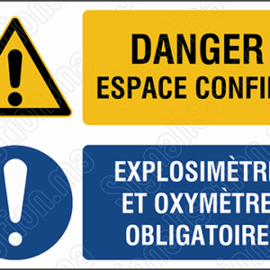 Danger espace confiné - Explosimètre et oxymètre obligatoire