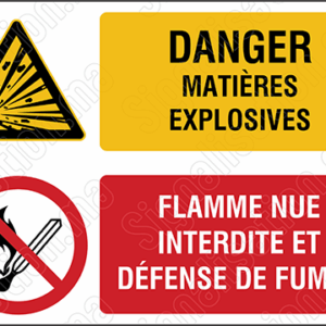 Danger véhicules de manutention interdit aux piétons