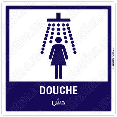 Douche (femme) Plaque