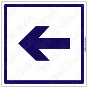 Flèche gauche Plaque