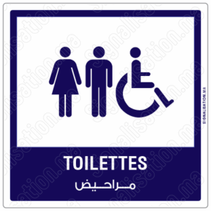 Toilettes Plaque